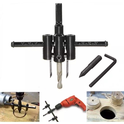 Picture of Hole Saw Drill Bit Cutter Kit Metal Wood DIY Tool 120mm - Black