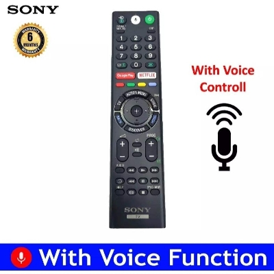 Picture of Sony Smart & Android TV Remote With Voice Function (6 Months Warranty) - Black