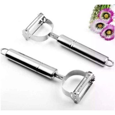 Picture of Stainless Steel Multi-function Vegetable Peeler&ampJulienne Cutter Julienne Carrot Grater Kitchen Tool - Silver