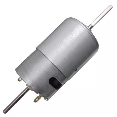 Picture of Specifications of High Speedy and high Energetic Dual Shaft DC Motor - Silver - Silver