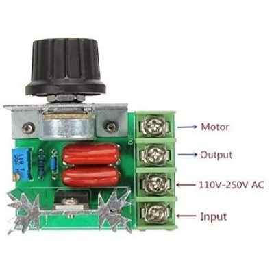 Picture of 2000W SCR Voltage Regulator Module / Dimming / Motor Speed Controller / Thermostat (AC 220V) - Green