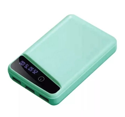 Picture of Power Bank 3 Pcs 18650 Battery Charger Cover Power Bank Case DIY Box 3 USB Ports - Green