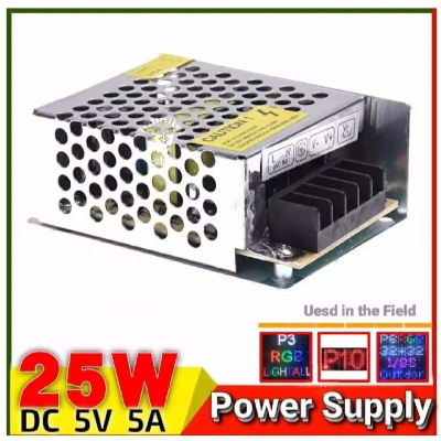 Picture of P10 Outdoor 32x16 Pixel 12" x 6" Single color Red/White/Yellow/Green/Blue with Power Cable + Signal Cables for LED message display LED Signboard - Silver
