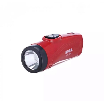 Picture of Mini Rechargeable LED Torch Light (SD-8670)-Maroon - Red