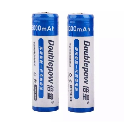 Picture of ((Special Quality))( DoublePow)(1200 mAh)( AA) (1.2V) Rechargeable Battery////RRI - White
