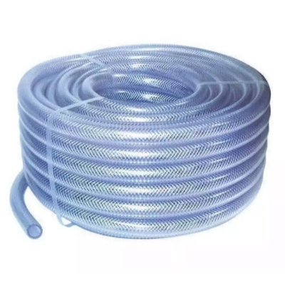 Picture of Water Hose Pipe Clear Flexible PVC for Car Bike Wash, Garden, Irrigation, LPG Gas, Oil Transfer Pipe-25 Feet - Grey