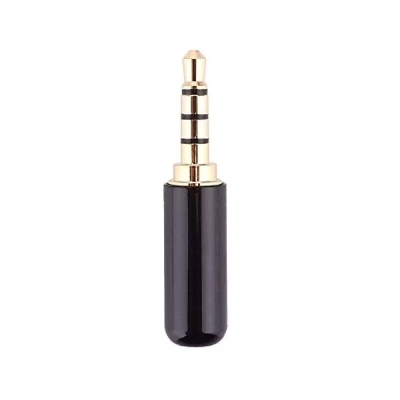 Picture of 3.5mm 4 Pole DIGITAL Steel Jack-Black - Black