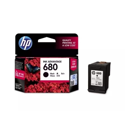 Picture of HP 680 BLACK CARTRIDGE, 2135, 2675, 3635, 4675 - Black