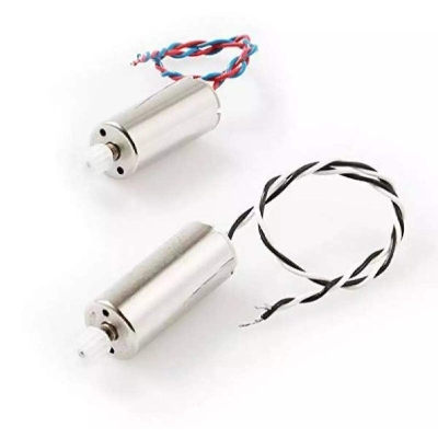 Picture of Ultra High-Speed Coreless Motor for RC Quadcopter - Clockwise and Counter Clockwise Motors - Ideal for Aerial Applications - Set of 2 - Silver