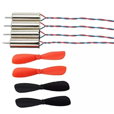 Picture of Ultra High Speed Core Less Motor 4 pcs with 4 blade - Silver