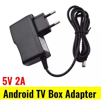 Picture of 5V 2A Adapter (TX3 Mini TV Box Adapter) Power Supply Charger. Multipurpose use. Android TV Power Adaptor - Black