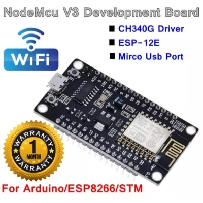 Picture of ESP8266 based Wireless module CH340G NodeMcu V3 LoLin Lua WIFI Internet of Things Connector Development Board replace Arduino Uno R3 Arduino Mega ESP-12E