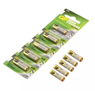Picture of calling Bell battery 12V GP A27 Ultra Alkaline Battery Used for Remote Control/doorbell/Alarms/Graphics Tablet 5pcs/lot - White