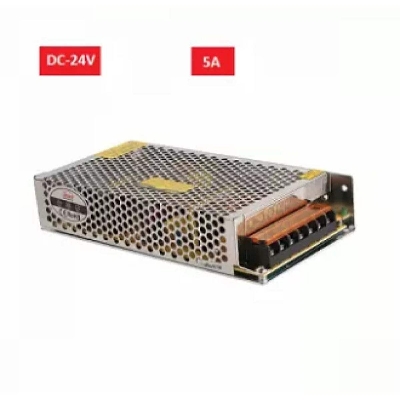 Picture of 24V, 5A DC Power Supply (SMPS) - Silver
