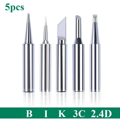 Picture of Soldering Tip Or Bit 900M-T-K or 900M-T-I Gold Color For Soldering Iron & Soldering Stations Professional Uses Purpose - Silver