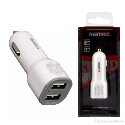Picture of Remax Car Charger USB 2.1 A - White - White