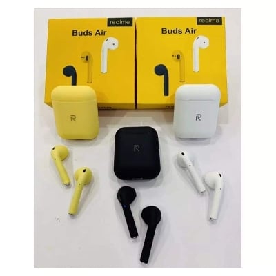 Picture of Realme Buds Air wireless Bluetooth Headsets in-Ear Headphones - Yellow