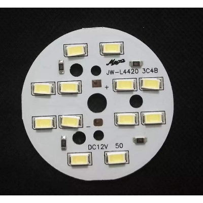 Picture of DC 12V 5 Watt SMD LED Bulb Plate [2 PCS] - White