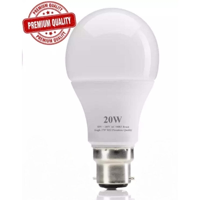 Picture of 20 Watt LED Light Premium Quality 90% Energy Savings(Pin Type Holder) - White