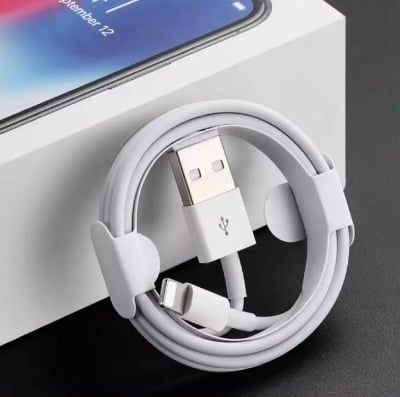 Picture of I PHONE USB data line for iPhone 11 Mini X XS X XR 8 7 6 6s Plus 5 - White