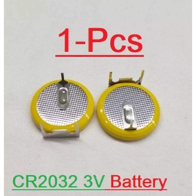 Picture of CR2032 3v Lithium Battery Coin Button Cell Motherboard Calculators Clock Watch Batteries - Silver