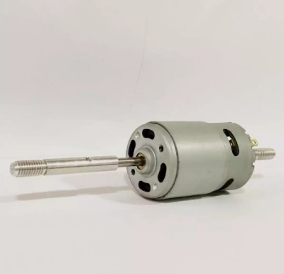 Picture of Charger Fan DC Motor DC 12V Heavy Duty Steel Shaft Copper Magnetic Motor For DC Charger Fan - Silver