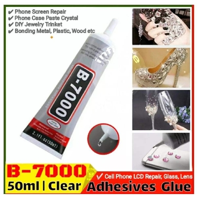Picture of T-7000 B-7000 Stronger Glue Super Liquid Glue Black Sealant Adhesive For Phone Touch Screen Frame Repair Diy Tools Replace E8000 B-7000 - White