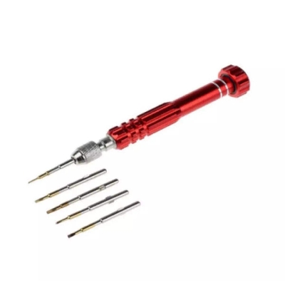 Picture of KOOCU 5 in1 Screwdriver Cellphone Watch Repair Mixed Set Tool Kit - Red