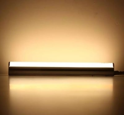 Picture of Led T5 Tube Light 1 Feet Complete Set Warm Color - White