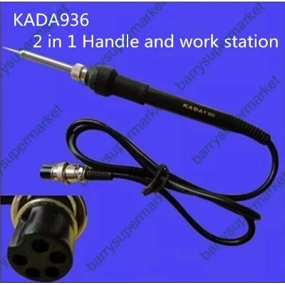 Picture of Long life HAKKO 937 936/KADA 220V 60W 852D+ Thermostat work station Soldering iron 2 in1 handle and work station Electric iron - Black