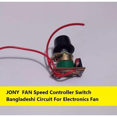 Picture of J-O-N-Y FAN Speed Controller Switch Voltage Regulator Motors Switches Controls Module Bangladeshi Circuit For Electronics Fan - Black