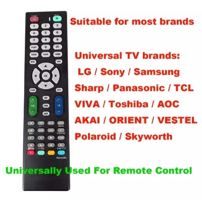 Picture of Master Remote Control Suitable For Most Common Brand Crt/Lcd/Led - Netflix Subscription - Black