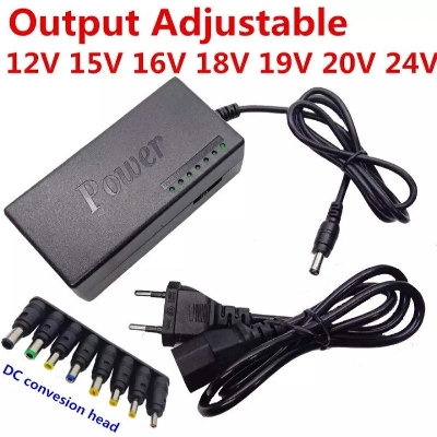 Picture of Universal Notebook Power Adapter Charger 12v,16v,18v,19v,20v,22v,24V 4.5A - Black