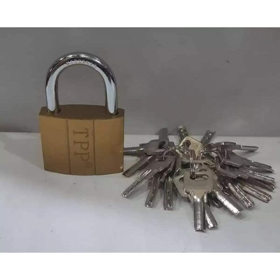 Picture of Top security lock 21 key 63 mm - Gold
