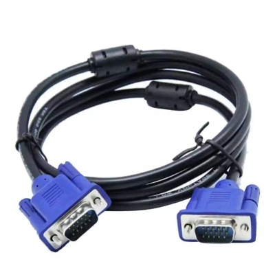 Picture of High Quaility Desktop Laptop PC VGA Cable Lcd Led TV Monitor Projector - 1.5m - Black