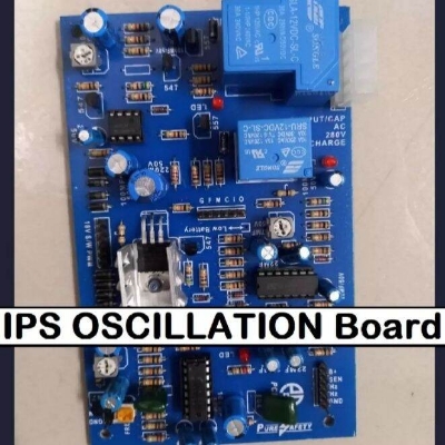 Picture of IPS OSCILLATION Circuit IPS Inverter Oscillation Control Board Circuit DC 12V To AC 220V Output Square Wave With Charging Overload Protection Inverter Motherboard Switches - Blue