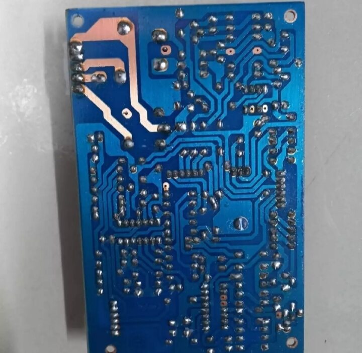 Picture of IPS OSCILLATION Circuit IPS Inverter Oscillation Control Board Circuit DC 12V To AC 220V Output Square Wave With Charging Overload Protection Inverter Motherboard Switches - Blue