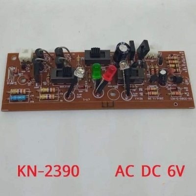 Picture of 2390 Charger Fan Circuit DC 6V KN-2390 Light Fan Charger Circuit Charging Control Fan Circuit Board For AC DC Charger Fan Electrical Circuitry & Parts - Black