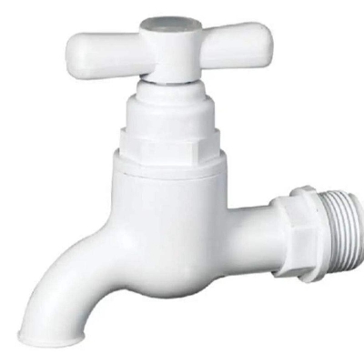 Picture of Bib tap pvc good quality 1pice - White