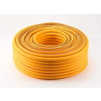 Picture of High Flexible Pressure Spray PVC Hose Pipe 15 Feet - Orange