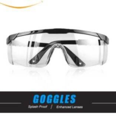 Picture of Transparent Safety Gog-gles Effectively Anti Infection Eyes Shield Anti Droplets Safety Pro-tective Glasses - Black