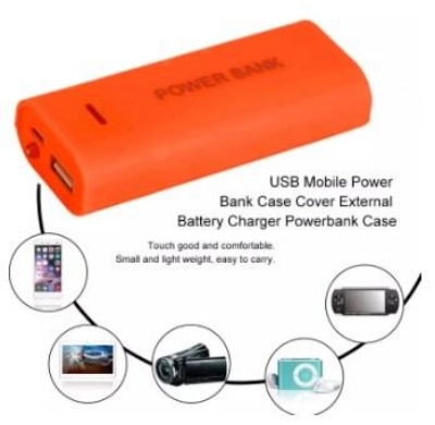 Picture of Power Bank Case, Multicolor Candy Color Fashion 5V 1A Storage Case Box 2X 18650 Usb Power Bank Battery Charger Case Diy Box For 18650 Battery For 2 Battery Power Bank - Solar Panel - Multicolor