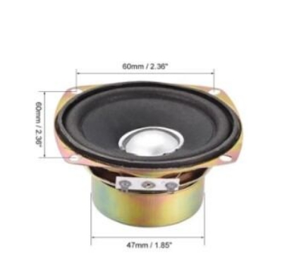 Picture of 2 pcs 10W 4 Ohm 3 Inch Power Full Anti-Magnetic Speaker Tweeter Speakers - Black