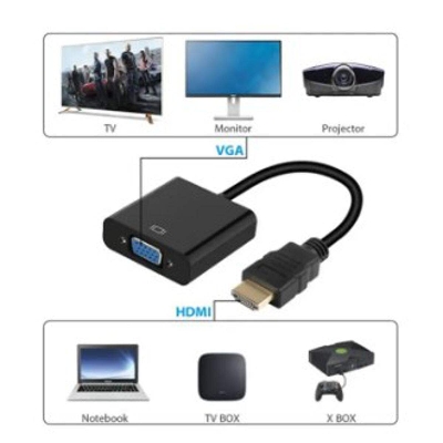 Picture of HDMI to VGA converter - Black