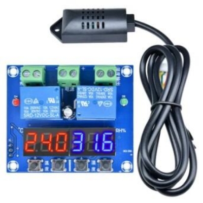 Picture of XH-M452 Digital Temperature & Humidity Controller Switch Module - Black