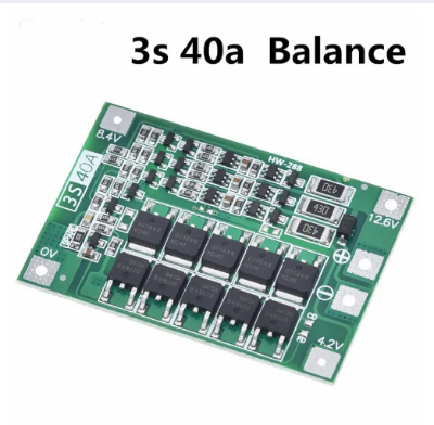 Picture of 3s/4s 40a 60a লি-আয়ন লিথিয়াম ব্যাটারি চার্জার প্রোটেকশন বোর্ড ড্রিল মোটরের জন্য 18650 bms 11.1v/12.6v 14.8v উন্নত/ব্যালেন্স - motor