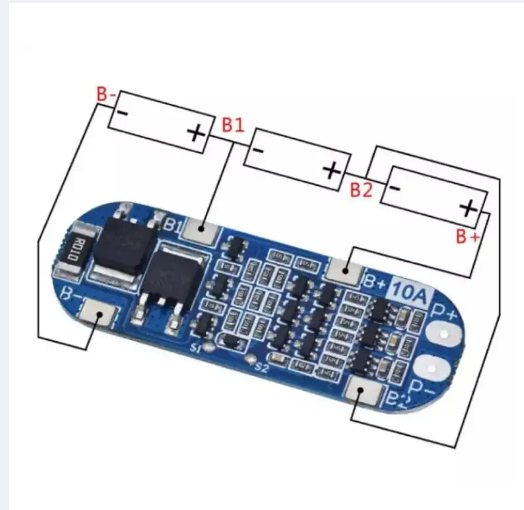 Picture of 3S 12V 18650 10A BMS Charger Li-ion Lithium Battery Protection Board Circuit Board for 10.8V 11.1V and 12.6V Batteries - Easy To Use
