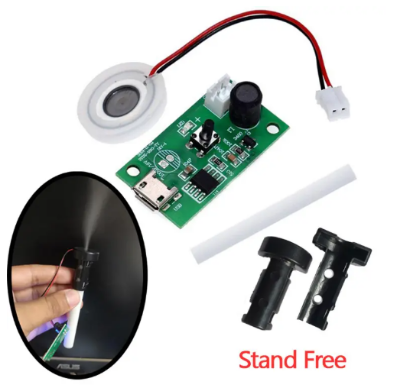 Picture of Ultrasonic Mist Maker Atomizing Fogger Humidifier Module D20mm Mist Maker Circuit - Green