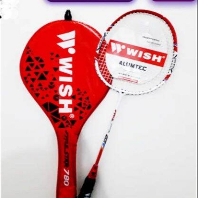 Picture of Wish 780 Badminton Racket with Cover - Red