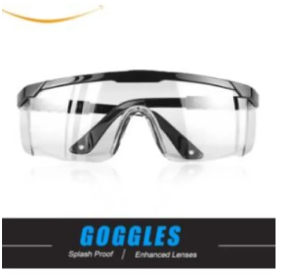 Picture of Transparent Safety Gog-gles Effectively Anti Infection Eyes Shield Anti Droplets Safety Pro-tective Glasses 5 pcs - Black - L